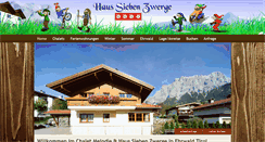 Desktop Screenshot of haus-sieben-zwerge.at